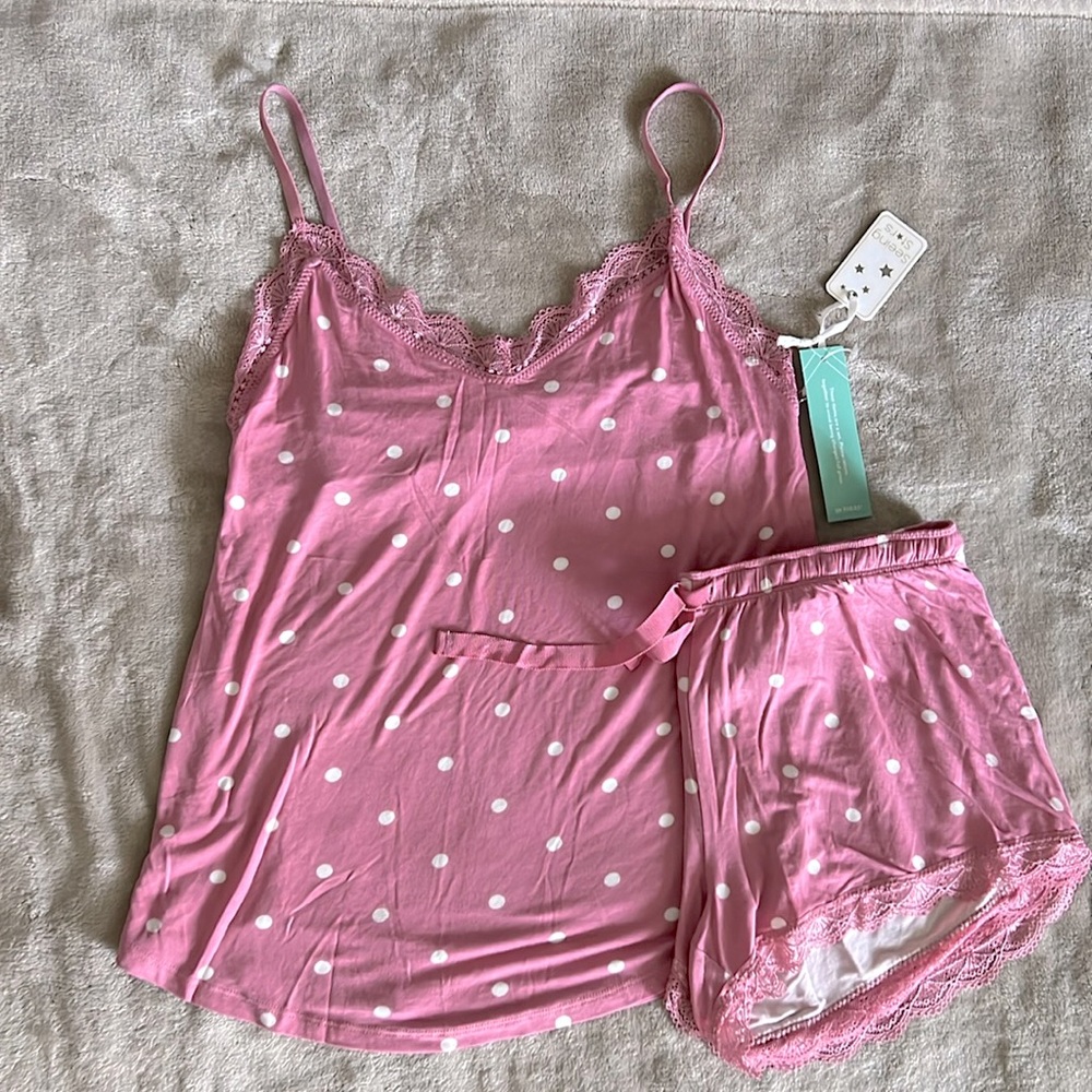 New Seeing Stars Rose Pajama Set Size S